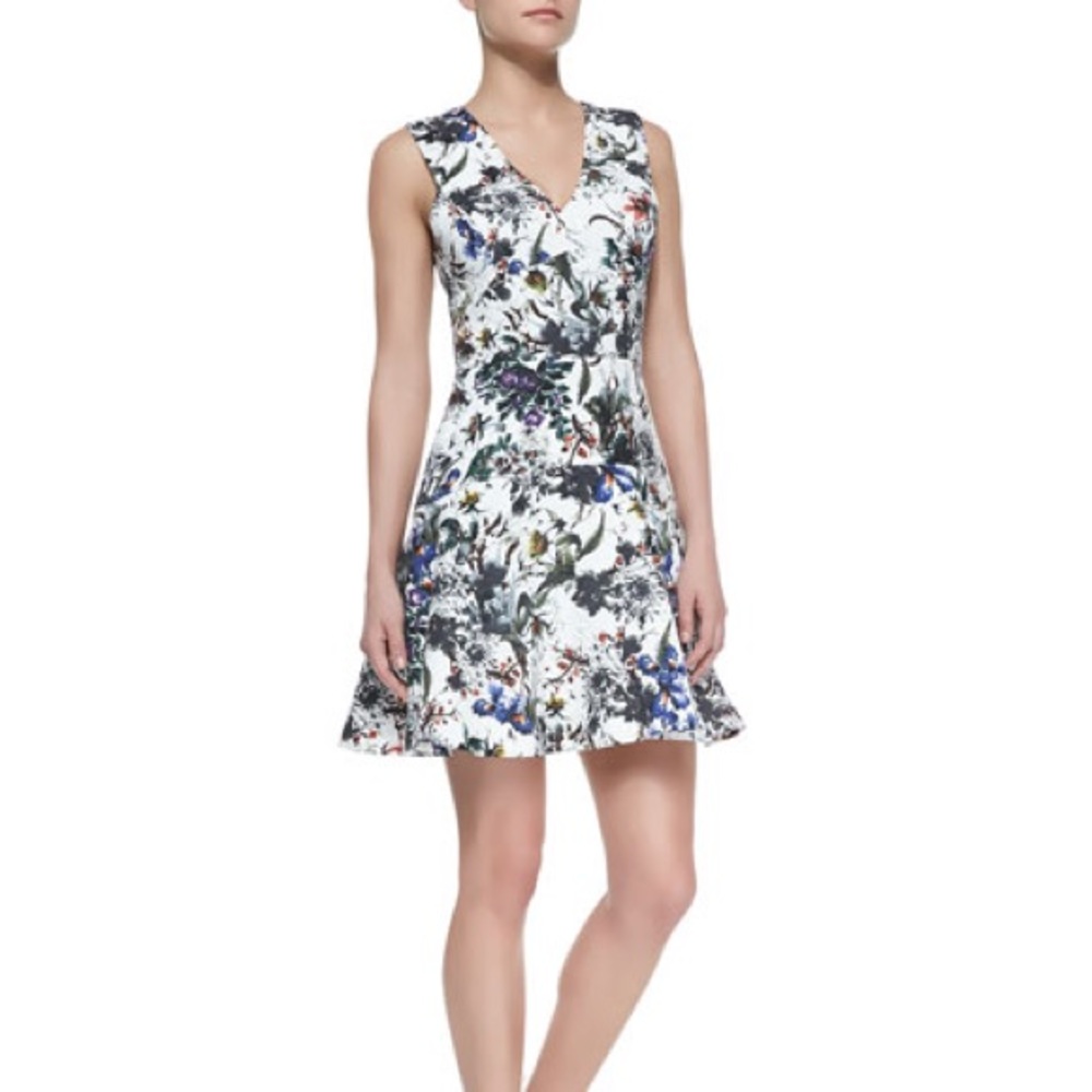 NWOT Rebecca Taylor Floral Print Dress